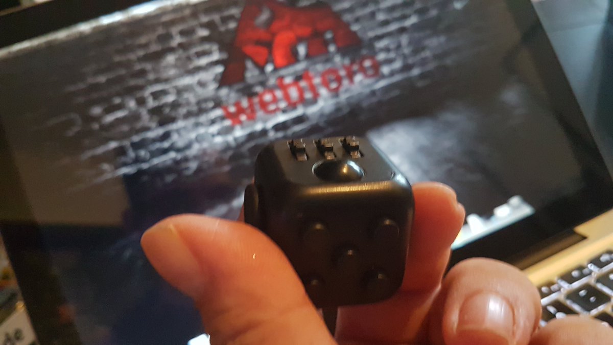 Webtorobv's tweet photo. Soms moet je gewoon geduld hebben. Ontspannen bezig met
je fidgetcube en op eens komt het! Druk druk druk.
Goed werk fidgetcube!
#webtoro #zwolle #deventer #kampen #meppel #hoogeveen #emmeloord #steenwijk #hattem #urk #genemuiden #zwartsluis #hasselt #nederland #mooiwerk https://t.co/qh0XiCQekv