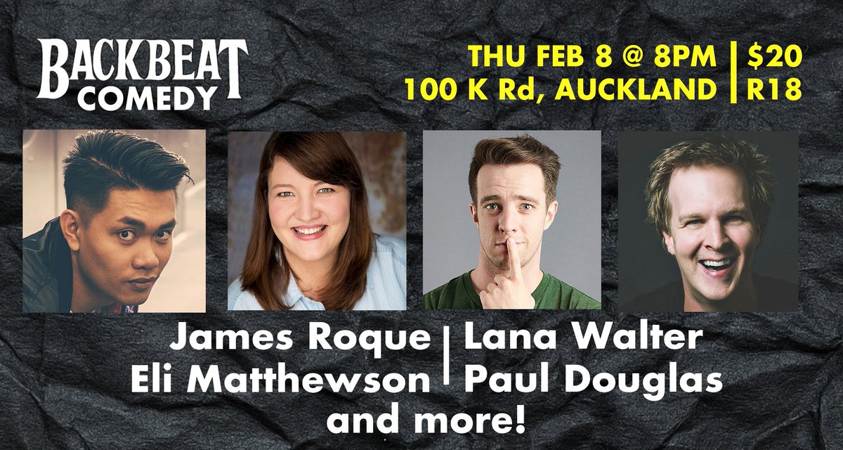 Tim_Batt's tweet image. If you like live comedy, this is gonna be a SHIT HOT SHOW!
Please come or else I'll lose heaps of money and stop putting these on. xo
eventbrite.com/e/backbeat-com…