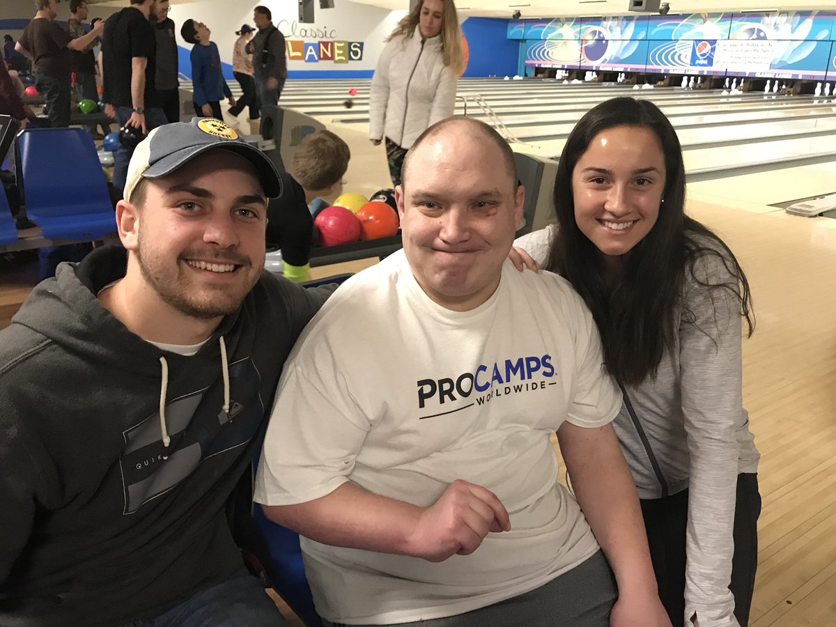 had fun with you <a href="/brock_oxie/">Brock Ochsenreiter</a> and Alison tonight at Special Olympic 🎳 thanks for coming and having fun with me and my other buds you guys are 💪🏻 can’t wait for you come back love new friends <a href="/IndianaMGolf/">Indiana Men's Golf</a> <a href="/IndianaWSOC/">Indiana Women's Soccer</a>