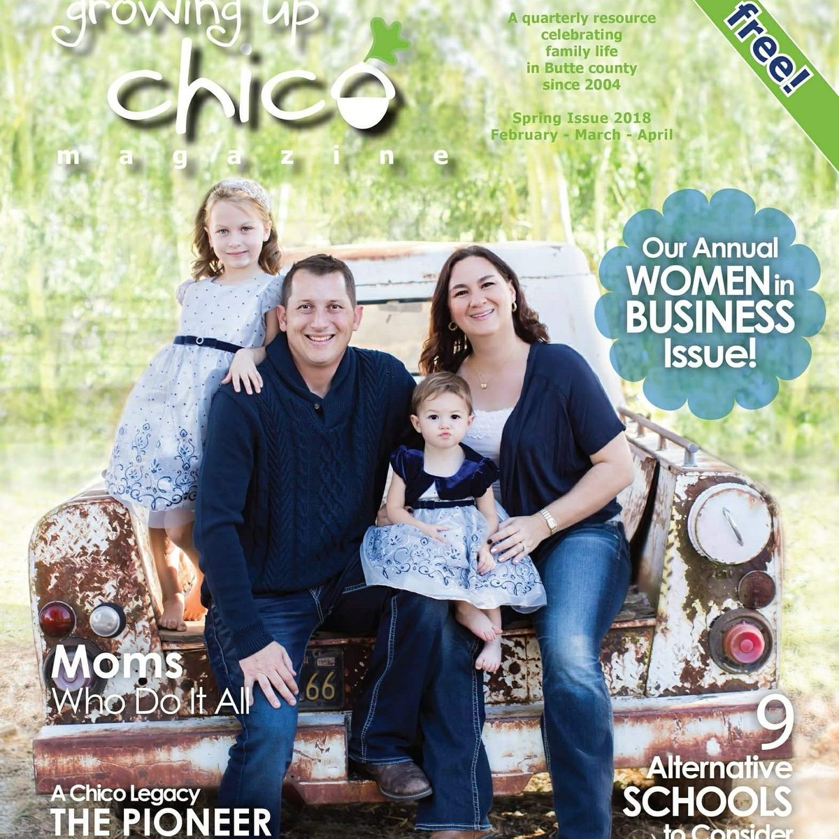 GrowingUpChico's tweet photo. Pick up our spring issue this week or read it online @ https://t.co/VADGH204E4 https://t.co/oB31Mfn7yV