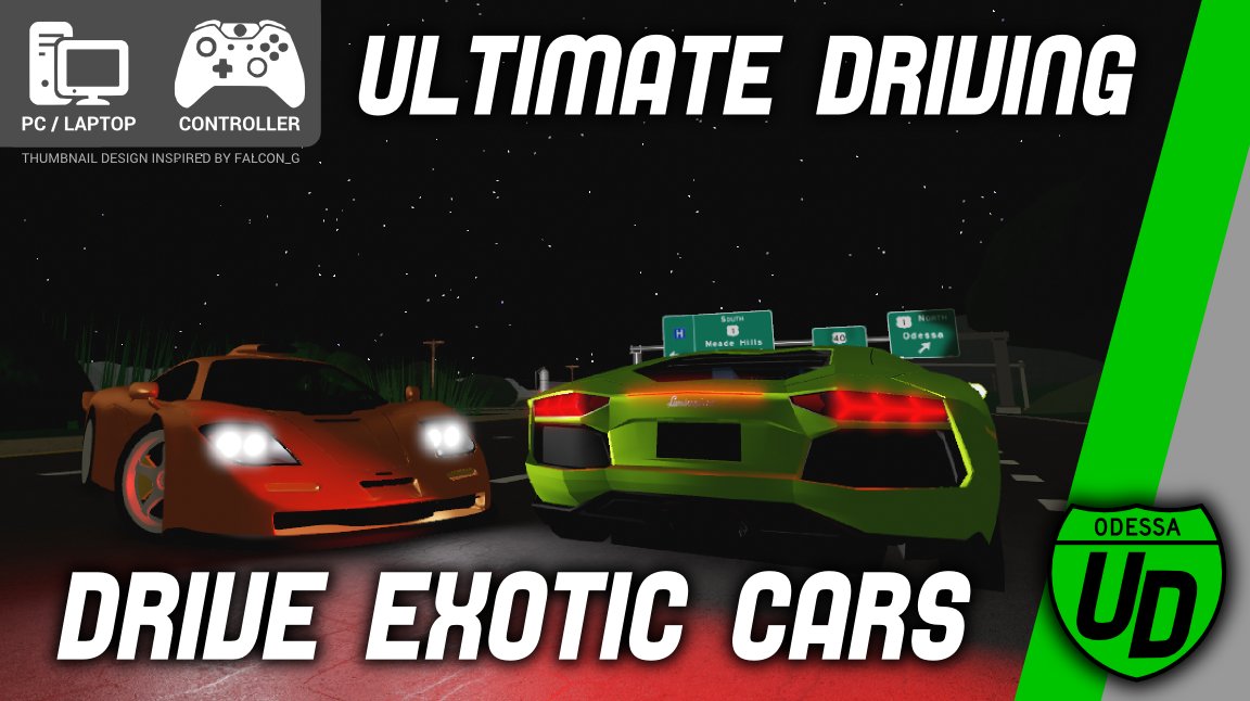 Twentytwopilots On Twitter Ultimate Driving Odessa Has Been Updated With The New Vehicles Https T Co T8mpwfoh0o - how to drive a vehicle in roblox