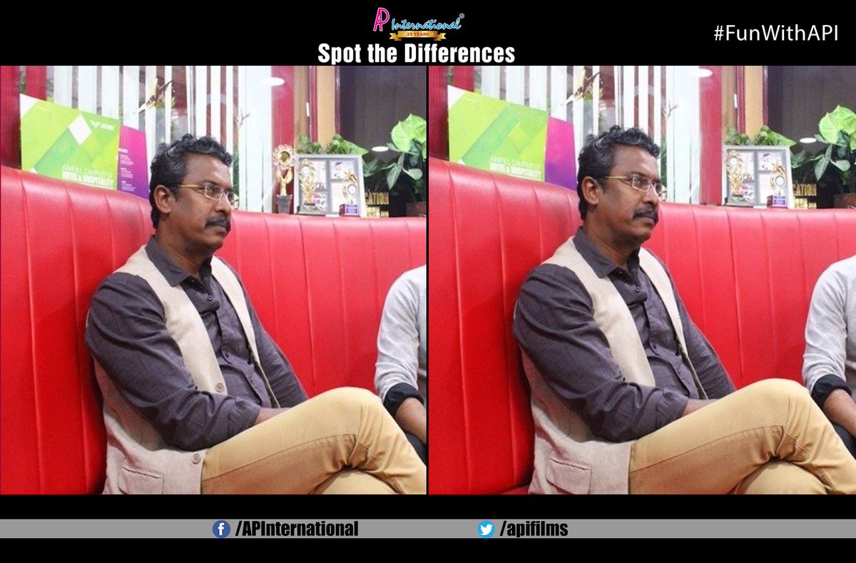 APIfilms's tweet photo. Help us spot the difference in a scene from the movie #Yemaali ๐คก
@LathaProduction @vzdurai @thondankani @actorsamjones @AthulyaOfficial @Bala_actor @onlynikil
#YemaaliFromFeb2nd #FunWithAPI https://t.co/r1naaUDyrg
