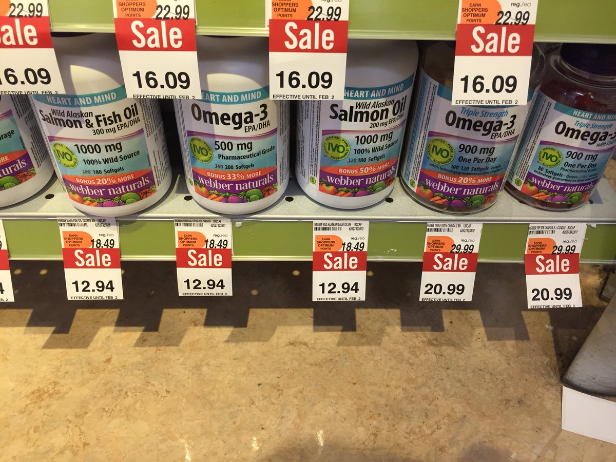 sdewolffwn's tweet photo. Grab your #omegas at @ShopprsDrugMart today!! https://t.co/UFcsNXGnND