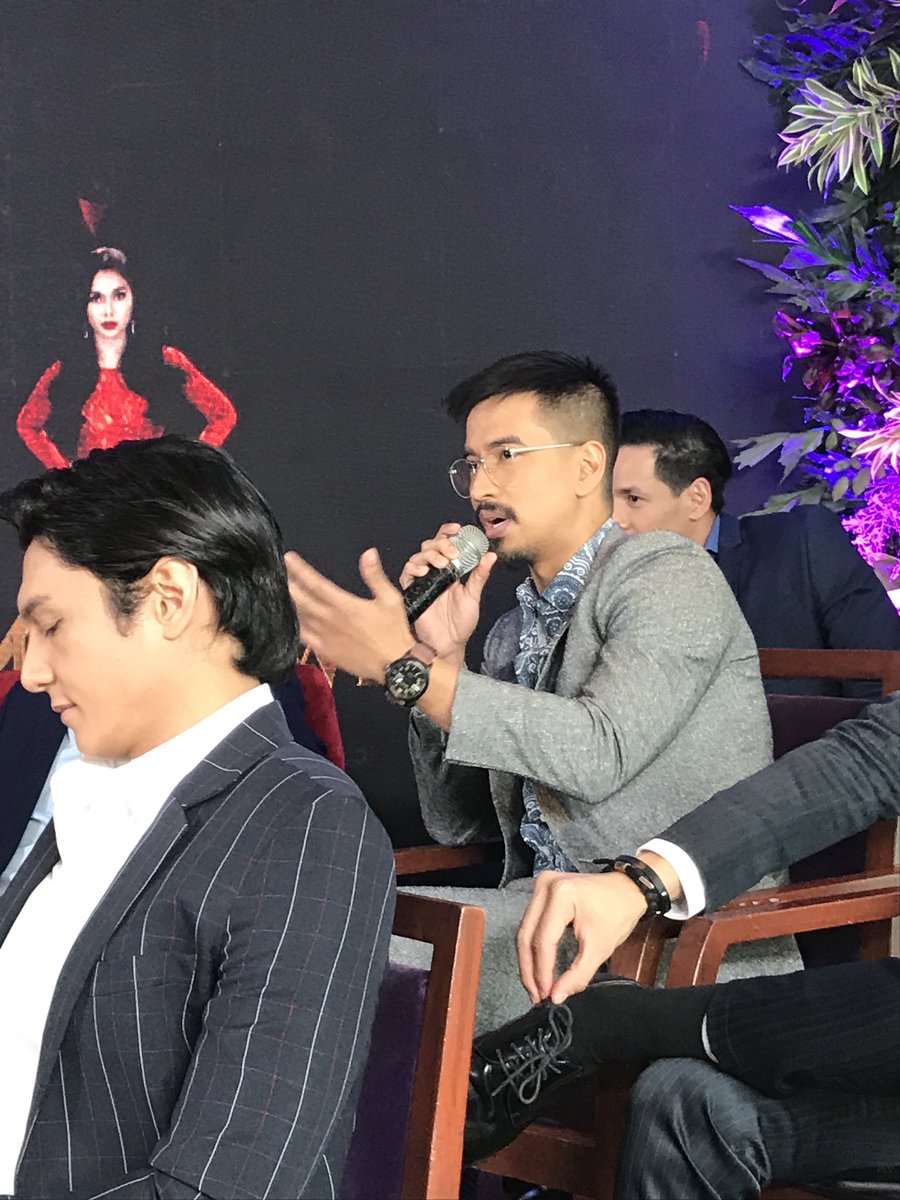 ABSCBNpr's tweet photo. RK: Sobra akong nagpapasalamat dahil from a good boy doon sa ‘Be My Lady,’ ang layo ng linipad ko rito bilang Arnaldo. #WildflowerWildestPresscon https://t.co/waEKpiCEE8