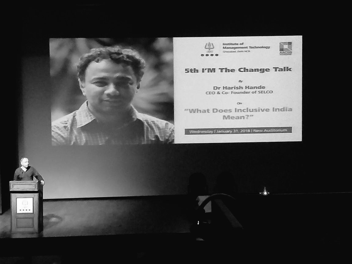 IMTGhaziabad's tweet photo. “Removal of poverty in a sustainable manner is the way forward for us which is a paradox of over developed and under developed. We live in a nation where we want our maid servant's kid to be our kid's maid servant. This isn’t sustainable thinking” -@Harishhande 

#IMTheChange https://t.co/L3VfheMqzA