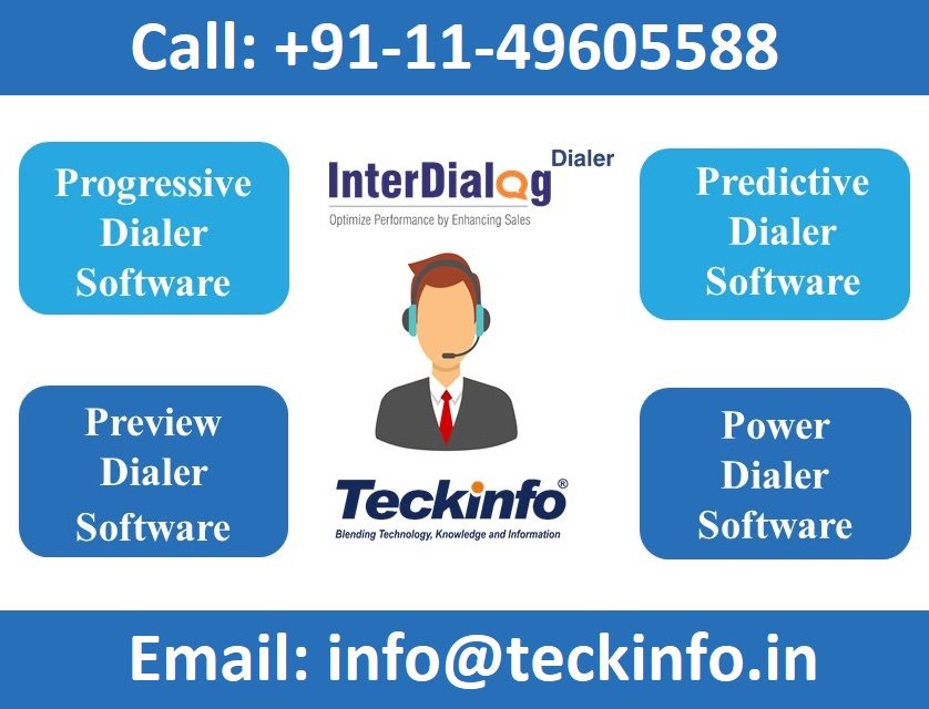teckinfoindia's tweet photo. #Teckinfo Solutions offers #InterdialogDialer i.e. the best auto dialer software or best outbound call center software that has four dialing modes i.e. preview dialer, predictive dialer, progressive dialer & power dialer. Read this article on https://t.co/8yXiewVjjT https://t.co/qISOMBPy6J