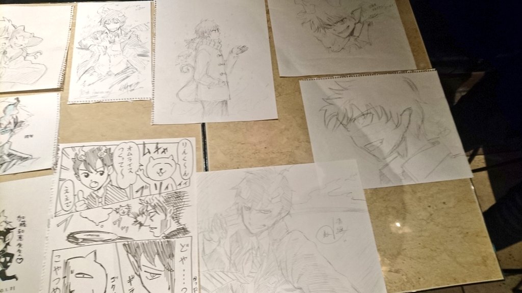 そういや昨日三次会にてみんなで青エクの燐を描きました!深夜一時過ぎとかに!加藤先生がいるその場で!
…冷静に考えるとすげーことしてたなこれ