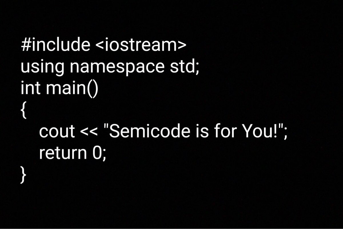 acm_mpstme's tweet photo. If you can Understand any one of these, You know what to do!
C, C++, Java or Python, we have all the options for you.
Rush to the RD Right Now!
#semicode #acm #acmmpstme #associationforcomputingmachinery #coding #competition #codingcompetition #mumbai #coders #register https://t.co/RRAzImCDoJ
