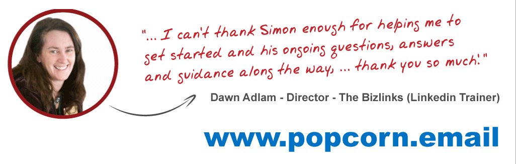 Once again, Popcorn's main focus is to add value. Here's what Dawn has to say about how we're doing so far :)