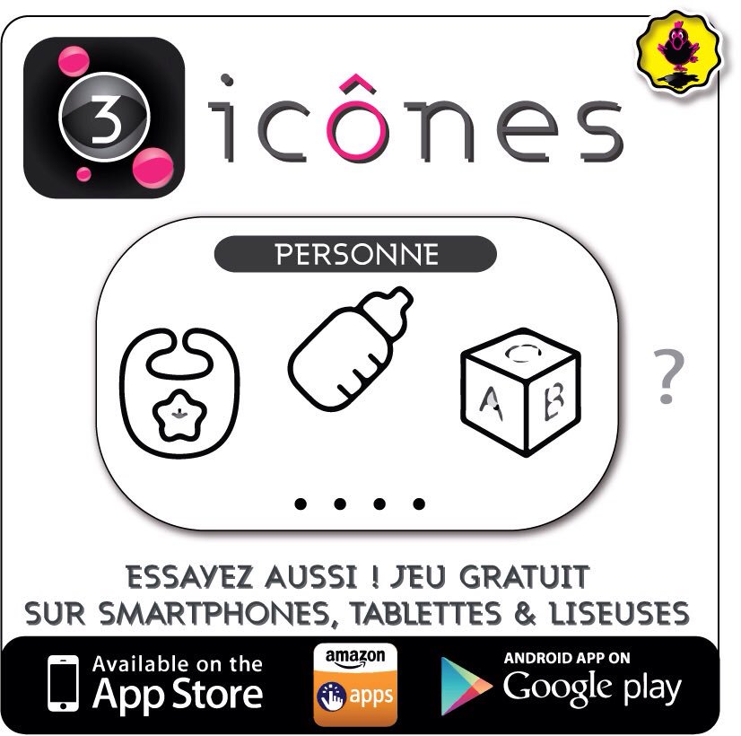 Sam_Mrct's tweet photo. 3 Icônes 1 Mot - Casse-tête, essayez, c'est fun! #3ICONS le #jeu @DeadpanDodo https://t.co/cK5ESMGs9n https://t.co/23vEx7vHH4