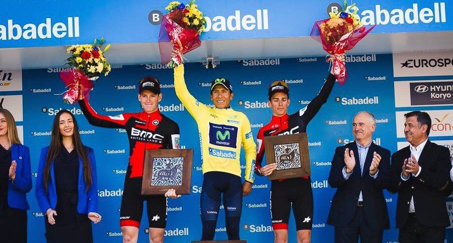 C’est la reprise ! 🤗 Valverde, Poels, Kwiatkowski, Adam &amp; Simon Yates, Roglic, Vuillermoz, Rolland, ... 

👉🏼 Le Tour de la Communauté de Valence jusqu’à dimanche avec Moncout’ !
🕒 15h ! #LesRP #VCV2018