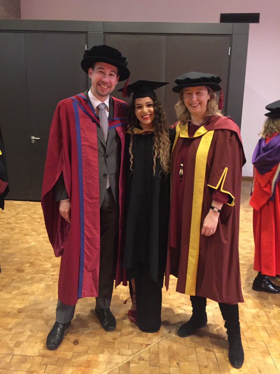 narratologic's tweet photo. Though 2018 is still young, one of my proudest moments has already happened:
@c_wiertz and I have seen our terrific thesis student @WeShallSpeakUp receive her #CassMSI master's degree. https://t.co/1iHf53whUx