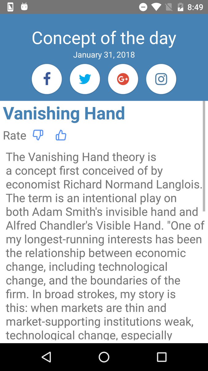 concept_a_day's tweet photo. Concept of the Day: Vanishing Hand. Free app https://t.co/CvzmWOfcaj 
 #dailyconcept #knowledge #culture #theory #interesting #sociology #psychology #marketing #business #science #arts #philosophy #learning #education #religion #technology #economics https://t.co/OjdpRuXSX7
