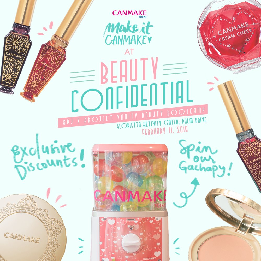 canmakeph's tweet photo. See you at #BeautyBootcamp #BeautyConfidential! 😍💄💋 https://t.co/j04GcbCEH7