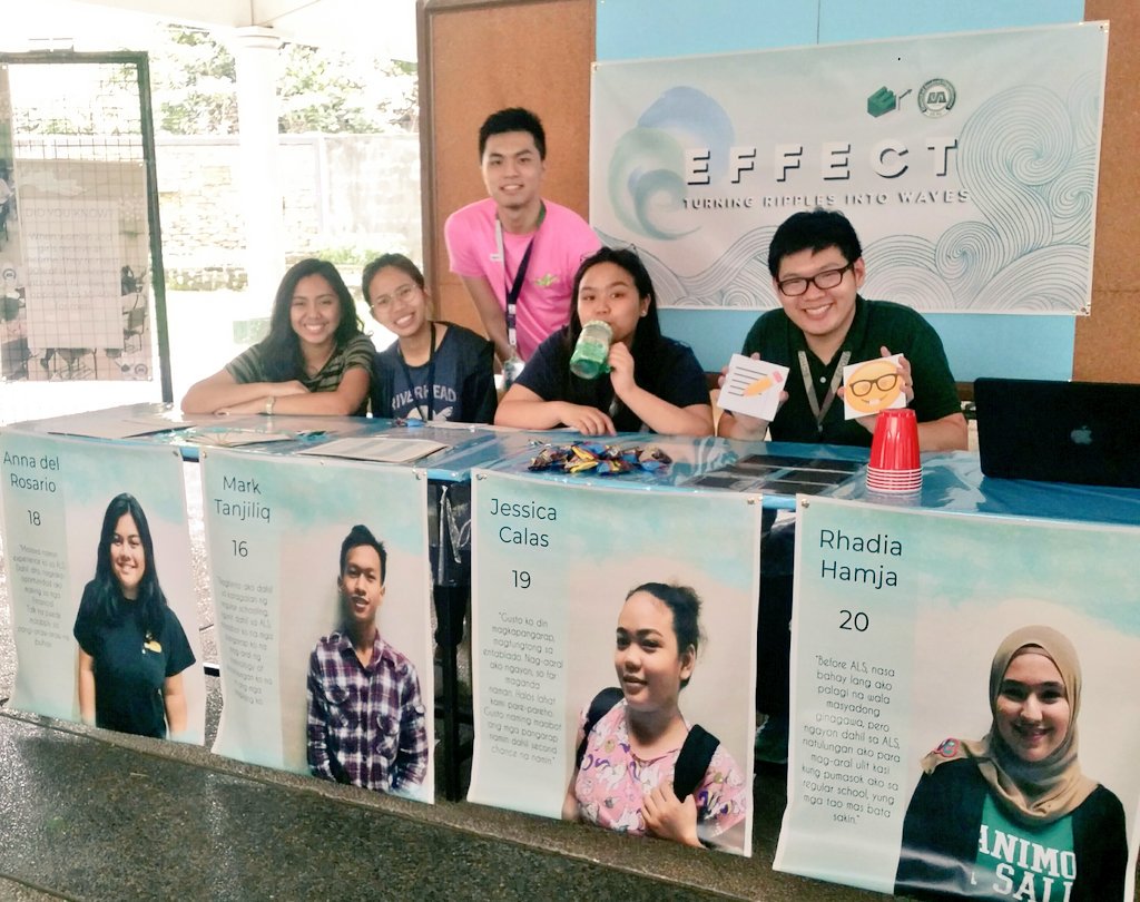 EffectCampaign's tweet photo. Join us as we advocate equal opportunities for all! Turn ripples into waves with us at Central Plaza, today until Friday, from 8 AM to 6 PM and find out how you can help change lives.

#TogetherWeAreTheEFFECT https://t.co/XYo5OUSWvH