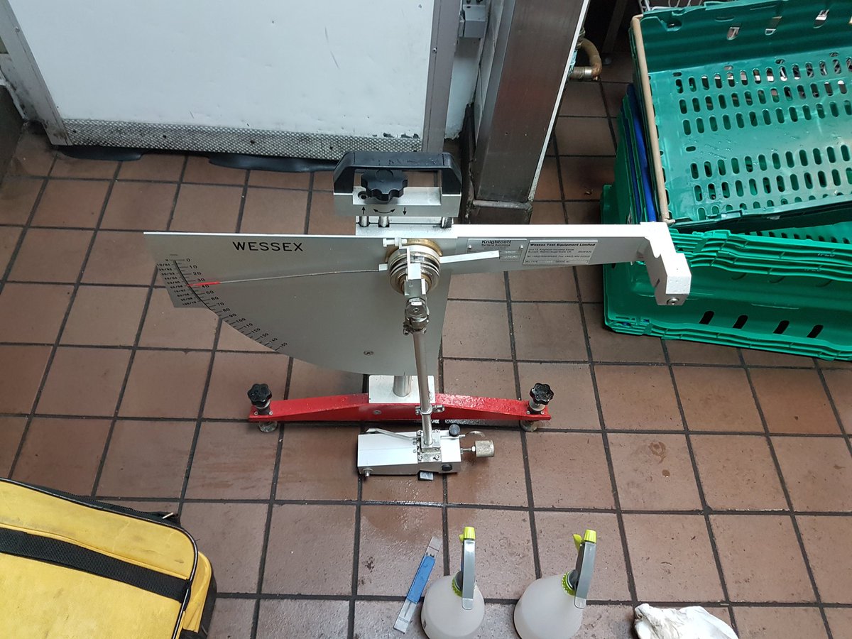 pendulumtest's tweet photo. Slip testing for kitchens is essential as these environments see some of the worst accidents from slips. #healthandsafety #restaurants #kitchens #shopfitters https://t.co/Jv9H1BSrv7