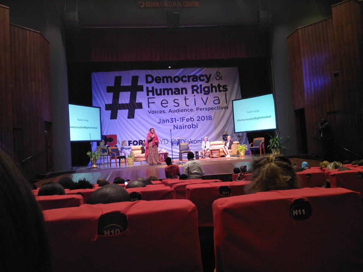 kariukimwangi's tweet photo. Isiolo senator Fatuma Dullo shares her journey to Senate and the challenges women face in elective positions. She had to face 10 men before nomination, she had to go before wazees for her to win their support in the process using a lot of money. #DemocracyandRightsFestival https://t.co/1YznkWSfYq