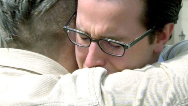 markhenick's tweet photo. 13 years later, I reunited with the stranger who saved me from #suicide https://t.co/aeys0i11gl  #BellLetsTalk https://t.co/dkWXAlZcly