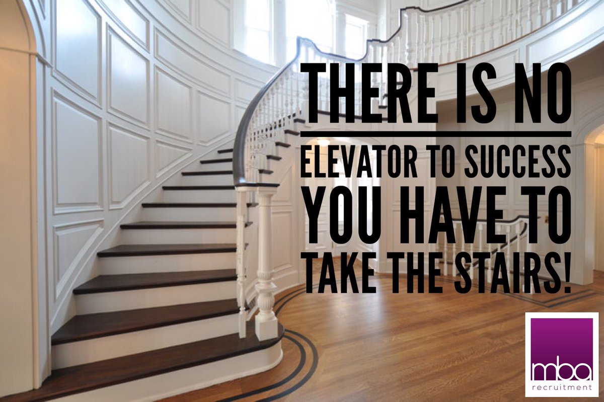 It’s all about hard work and resilience to get the results! #wednesdaywisdom #thereisnoelevatortosuccessyouhavetotakethestairs #michaelbenjaminassociates #rec2rec #recruiterlife #recruitmentopportunities