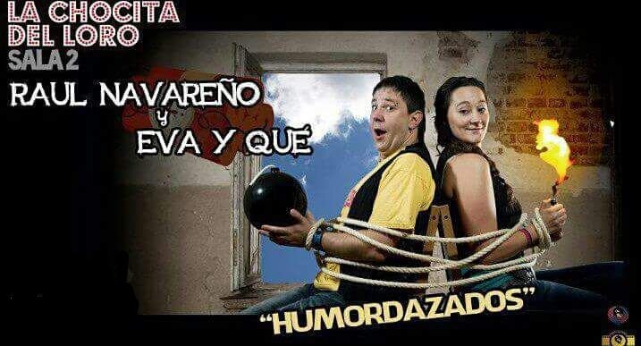 Humordazados's tweet photo. Este sábado a las 18:00h vuelve HUMORDAZADOS a la @chocitadelloro de Carabanchel y REGALAMOS ENTRADAS 2X1 entre los seguidores que hagan rt.    VAMOS!!! https://t.co/AIkQXp2Tr5