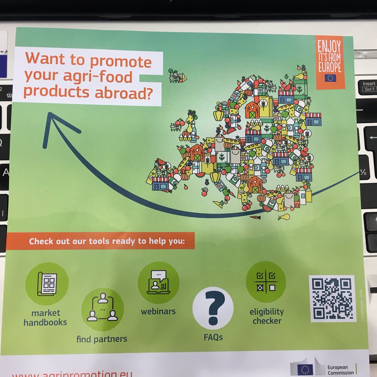 SyvaniemiAM's tweet photo. Want to #promote your #agrifoodproducts abroad? Infoday just about to start #enjoyitisfromeurope @COPACOGECA Very interesting! Working for this also in Finland! @FoodFromFinland  @ETL_fi @MTKry @JuhaRuippo https://t.co/bzSfvwhiSo