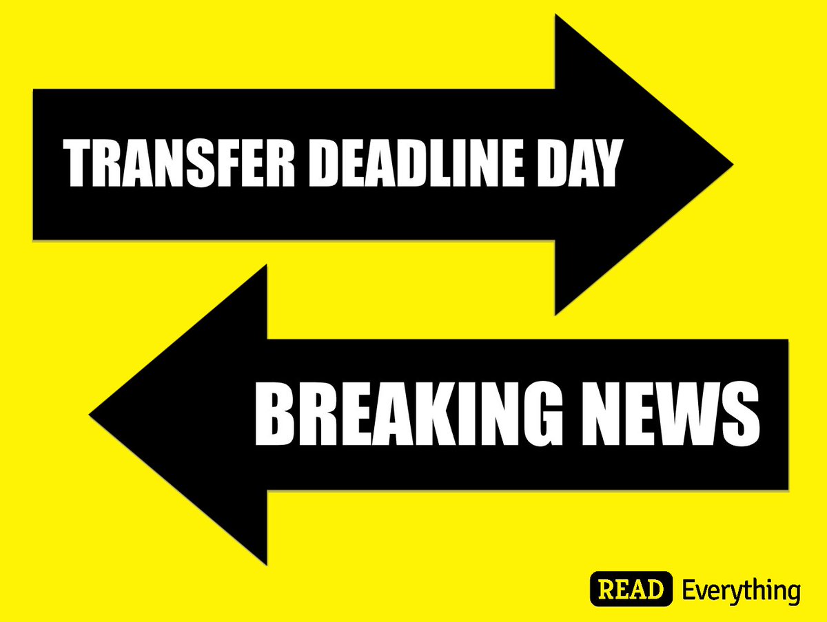 Read Everything On Twitter It S Transfer Deadline Day In The World Of Football Today Follow All Our Channels To Keep Up To Date With Everything Https T Co E6rspz4bao