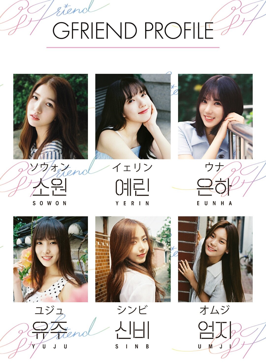May | #Memoria 🌠 on Twitter: "GFriend members' names in Japanese Sowon