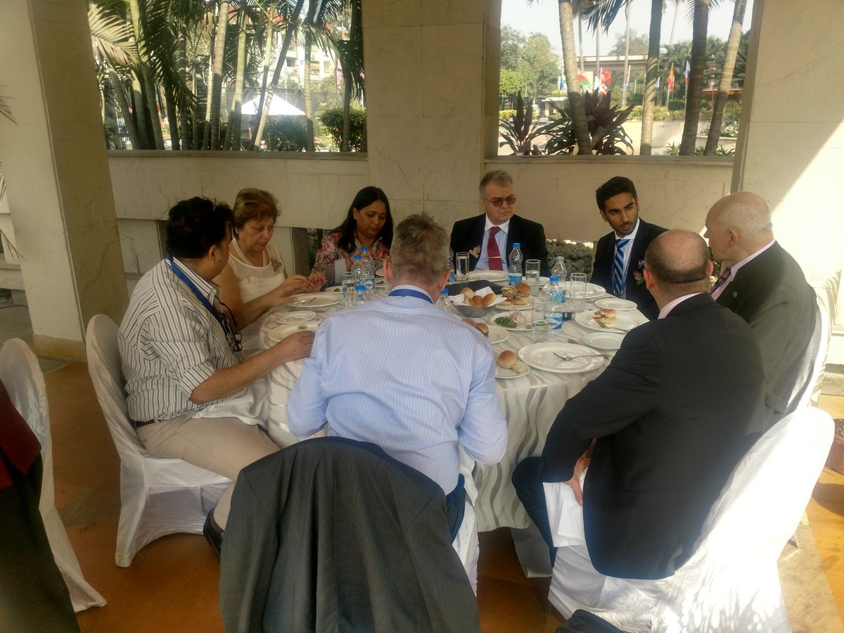 ycolympiad's tweet photo. The elite panel of #Judges grabbing a quick bite before the 2nd Part of #InternationalCulinaryForum starts in few minutes from now.

Stay tuned! https://t.co/QWbbwlxALh