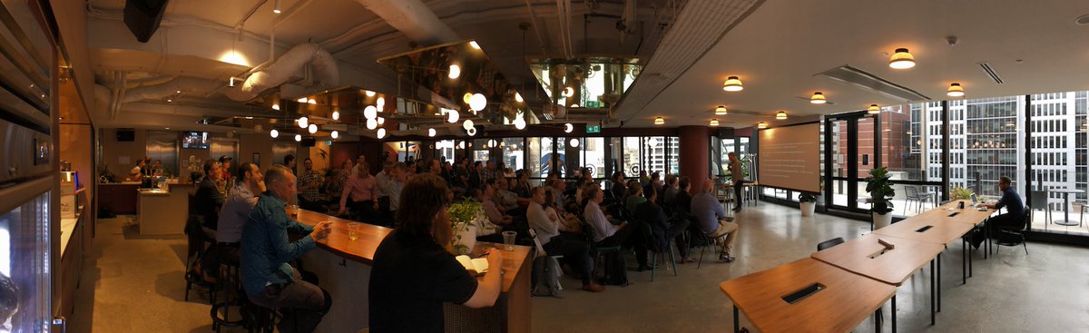 klaaskr's tweet photo. Sydney Chatbot-AI Meetup. #SydChatAI @WeWork https://t.co/3933UHsqGc