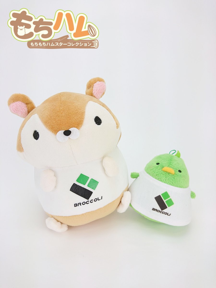 ブロッコリーぬいぐるみinfo 新登場 ブロッコリーのぬいぐるみシリーズに新たに仲間入りした もちもちハムスターコレクション の宣伝をしてくれる もちハム が到着しました これから宜しくお願いします みなさんもハッシュタグ もちハム ぬい