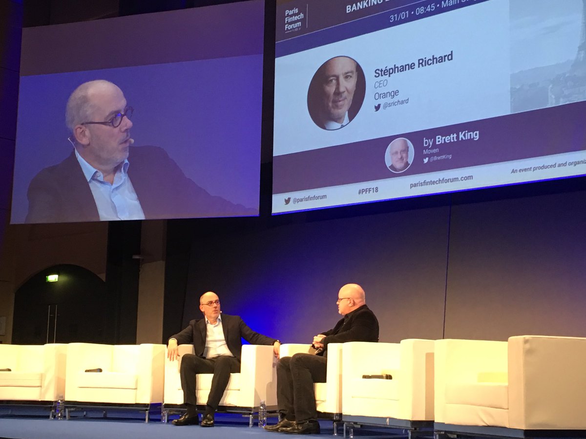 DelphineCuny's tweet photo. #PFF18 @srichard annonce 50.000 clients @OrangeBankFR à fin 2017 "nous sommes contents du lancement. Nous serons dans le top 5-6 des neobanques au bout d'un an" https://t.co/UqFQkymJTl