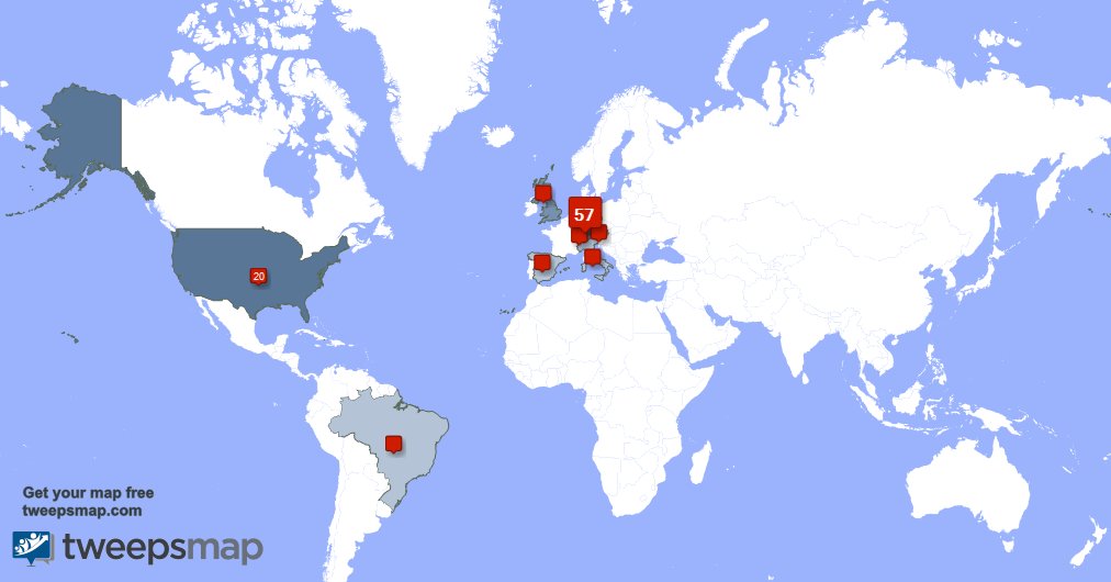 Cevi998's tweet photo. My followers live in 8 countries: Germany(52%), USA(18%)... https://t.co/wTivrmoojz Get your free map! https://t.co/dma4CQuLRm