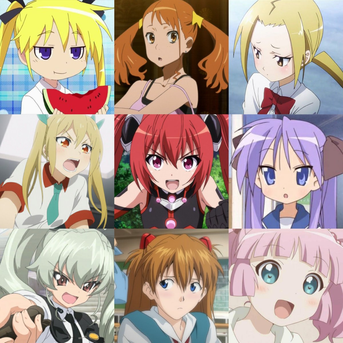 트위터의 Gir あずらく 님 ツインテールヒロインキャラ総まとめ ツインテールってイイよね 好きなキャラがいたらrt アニメ好きと繋がりたい アニメ