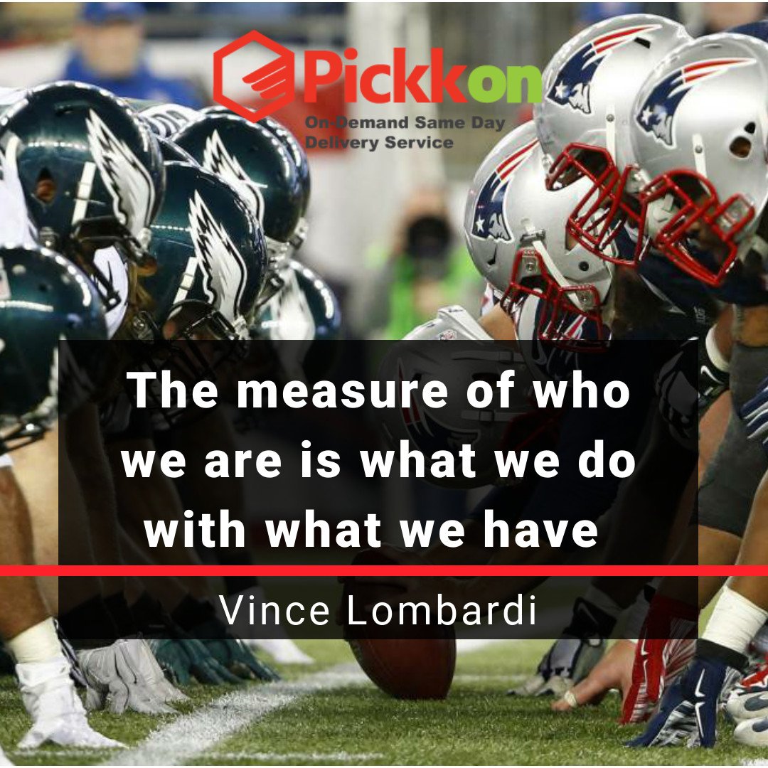 Pickkondelivery's tweet photo. As the Big Game approaches it inspires us to work as a team setting compelling goals! There's always time to make things better! Our goal is to gain trust through excellence! What's yours?
*
#sameday #ondemand #localcourier #localcourier #touchdown #superbowl #eagles #patriots https://t.co/57iXCKWLzA