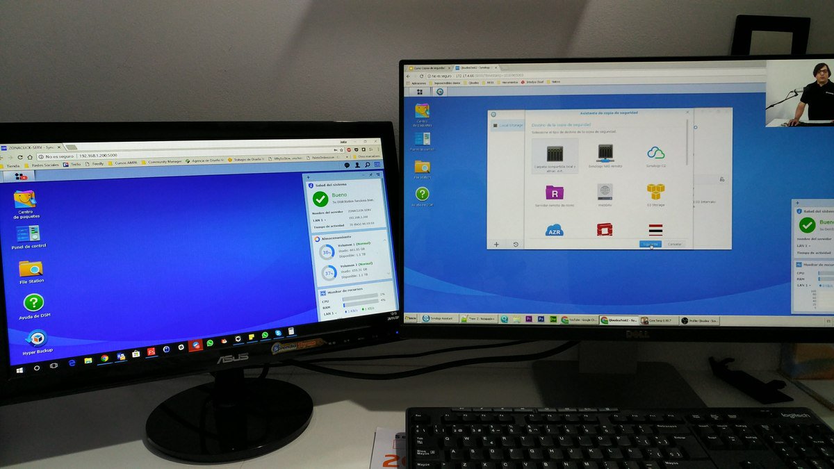 ZonaClickCanete's tweet photo. Ya sabéis que en #ZonaClick nos actualizamos constantemente para ofreceros siempre el mejor servicio.🔝🔝
Esta vez nos hemos formado en las nuevas opciones de copias de seguridad que nos ofrece #Synology. 👩💻
¡No dudéis en contactarnos si queréis que os asesoremos!😉😉 https://t.co/xRMauGbagd