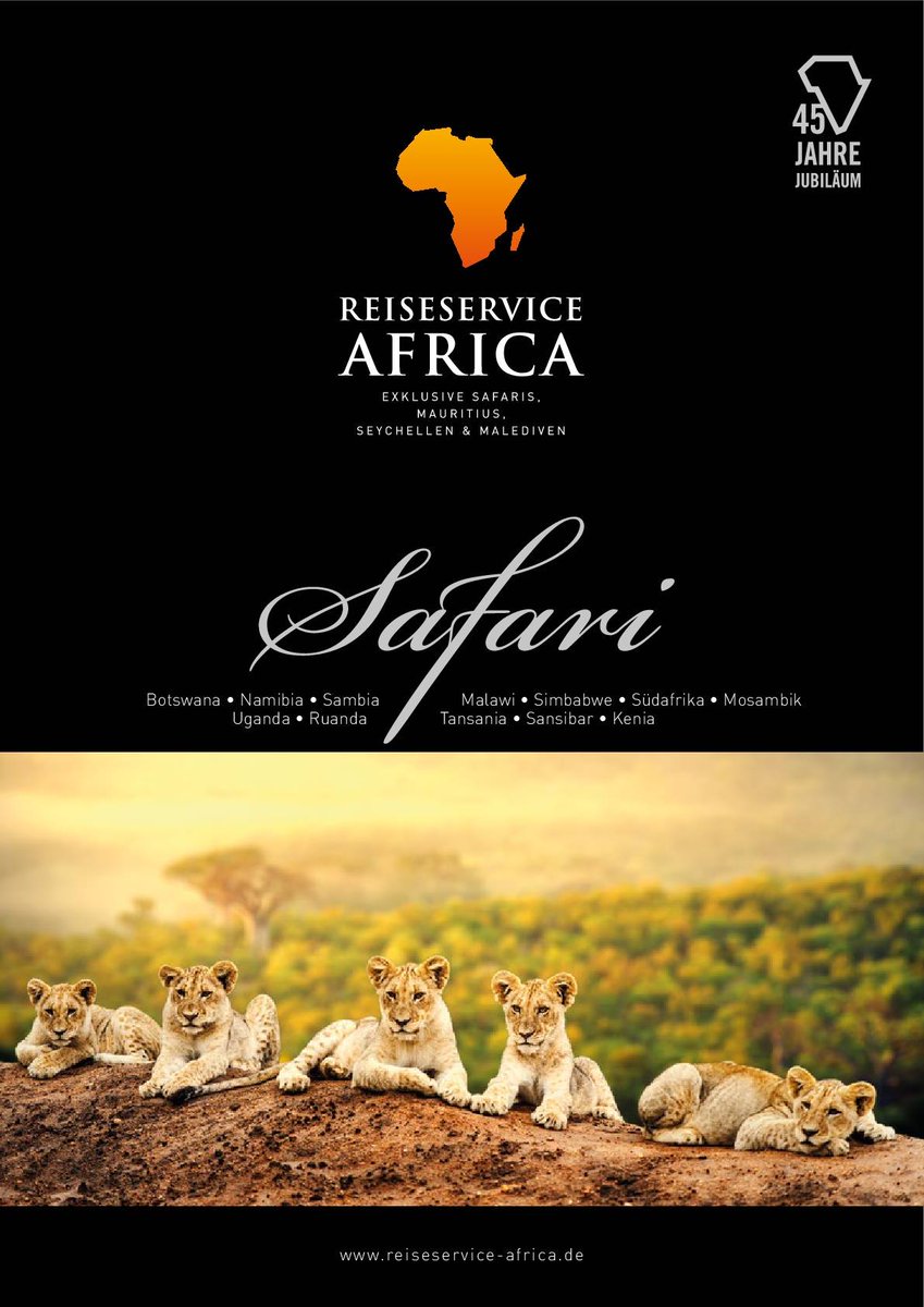 Wir haben das beste Mittel gegen Fernweh ✈️🏝️🌍... unsere beiden Kataloge. 
Zu bestellen unter: reiseservice-africa.de/katalogbestell…
#ReiseserviceAfrica #DerSafariSpezialist