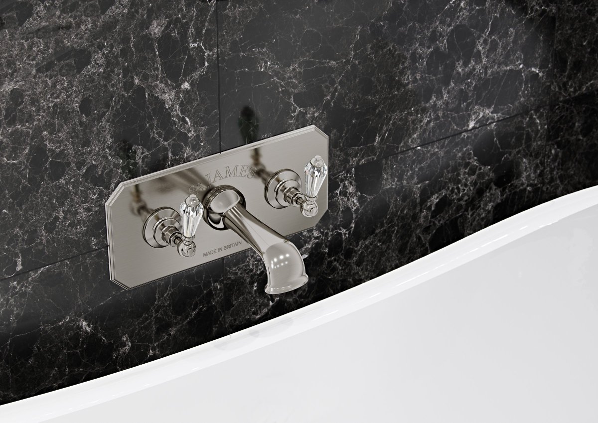 stjames_marflow's tweet image. New Year, New Inspiration…indulge in the touch of luxury as the @stjames_marflow brings sparkle to your bathroom like never before with the Crystal Edition #bathroominspo #lovetaps #luxury #bathroom