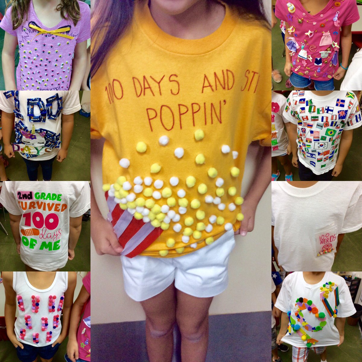 100th day fun! #shirtdecoration #💯