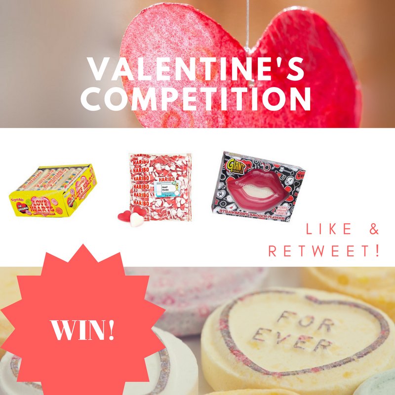AppletonSweets's tweet image. Who&apos;s up for winning some delicious #valentinesdaygifts? #Follow us, #like &amp;amp; #RETWEEET for a chance to #win a tasty #sweets bundle! #ValentinesDay2018 #candy #Confectionery #Valentine #prizes #giveaway #ContestAlert #CompetitionTime #Competition #Competition