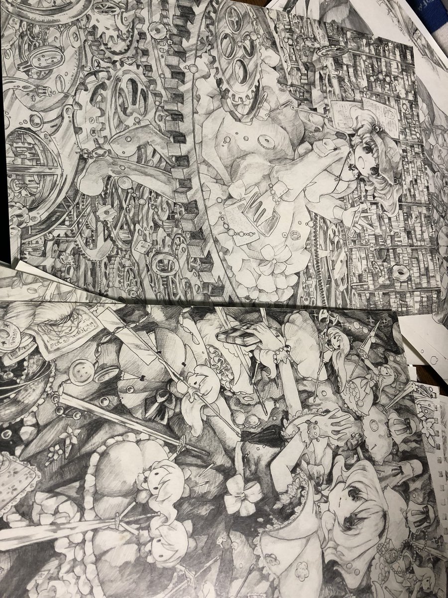しかしこうやって自分の昔の絵を見てにこにこできるので、私は自分の絵が好きらしい 得な性格よねー 