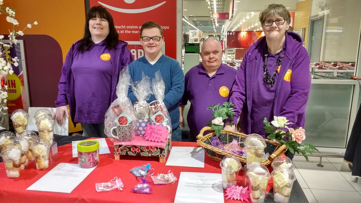 OPTIO_arcni's tweet photo. Only one hour in and selling out fast at the @KCbelfast (Kennedy Centre, Belfast). Beautiful valentine gifts. The Focus Factory sharing the love... 💑👩‍❤️‍👩👨‍❤️‍👨 #socialenterprise #OPTIO https://t.co/x2c7BFMQQd