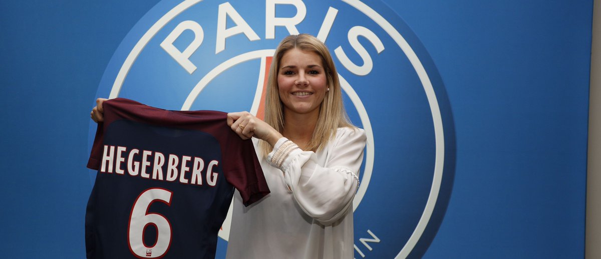 PSG_Feminines's tweet photo. Le Paris Saint-Germain est heureux d’annoncer la signature d’Andrine Hegerberg 🔴🔵

L’internationale norvégienne s’engage avec le club de la capitale jusqu’au 30 juin 2019 ☑

➡ https://t.co/JLpltOc8yF https://t.co/4srb8RYyGX