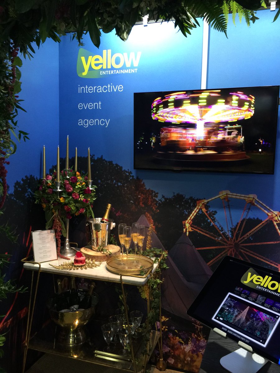 Our lovely Tom modelling the new Yellow branded merch! At @LadySummerSkye last week. Such great fun and our pens were popular! 😉 #LSES2018