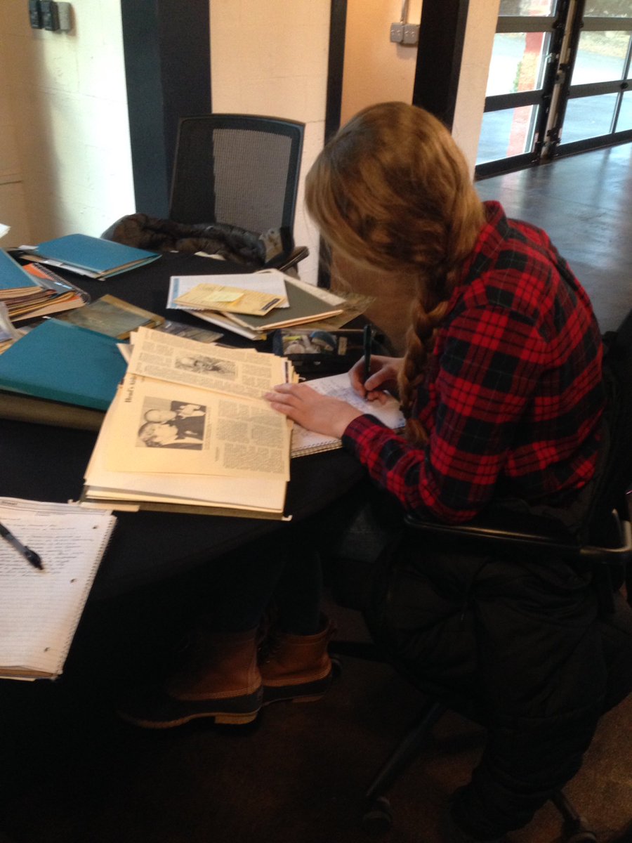 AUScholars's tweet photo. Our documentary film making students working with archival collections at the Airlie center https://t.co/6m66niNDvu