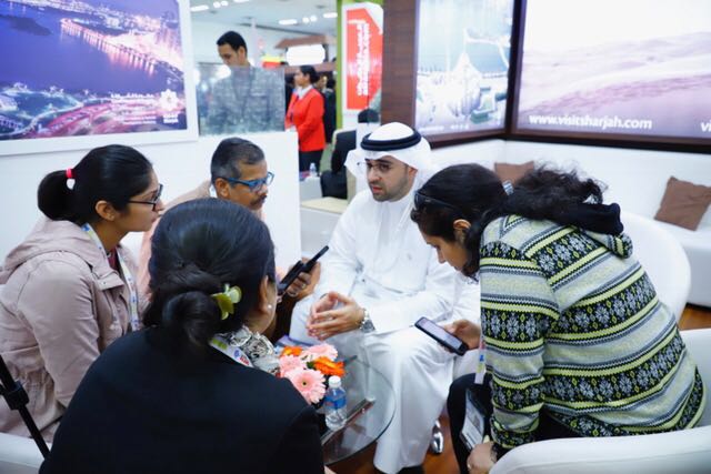 sharjahtourism's tweet photo. SCTDA participated in SATTE 2018 one of the biggest travel events in New Delhi, India https://t.co/bmRwxcDqS2