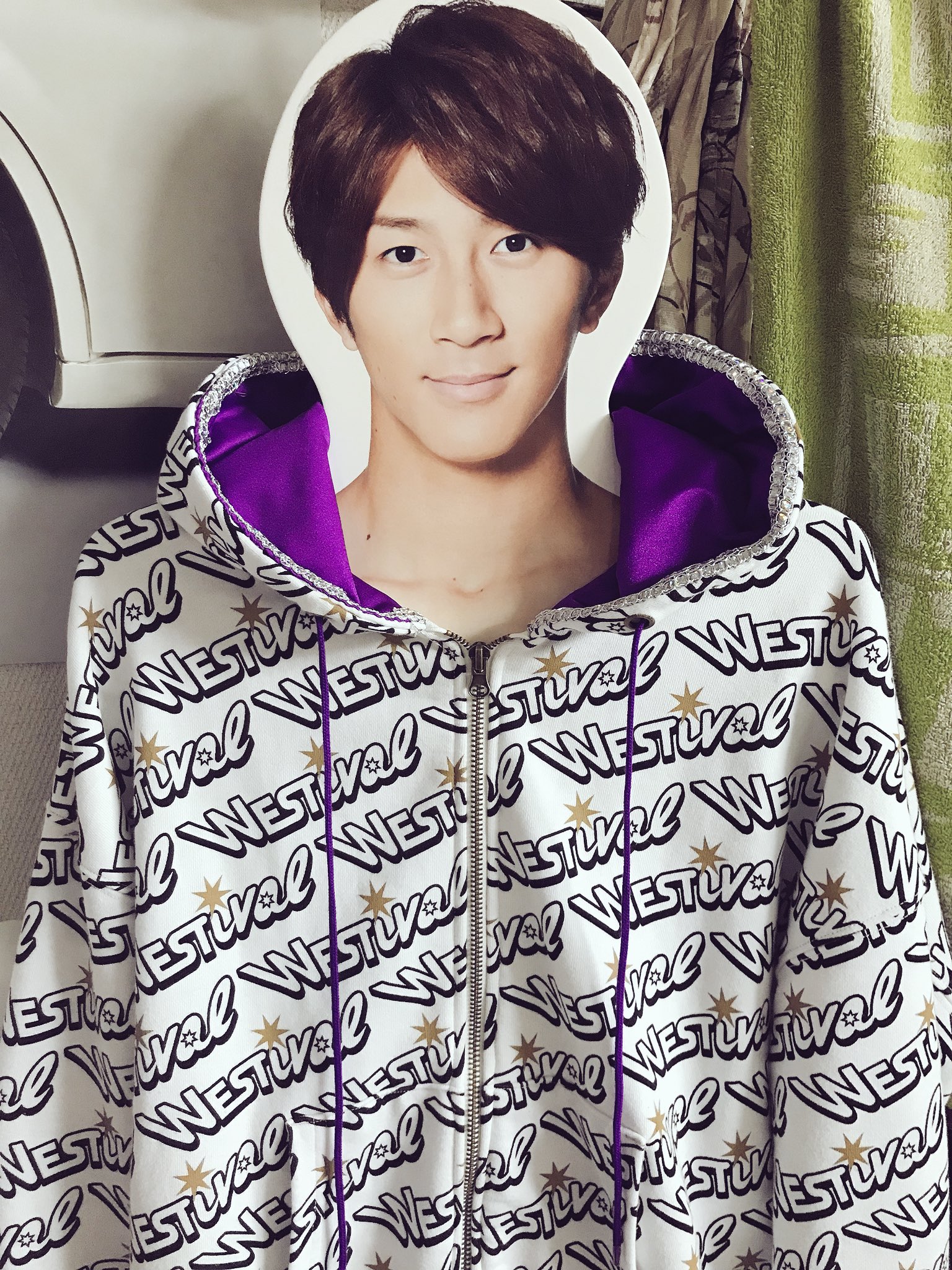 WEST. 藤井流星 パーカー hoodie フーディー ジャニーズWEST WEST． 関西七色男大祭り 藤井流星 Zipper Hoodie パーカー