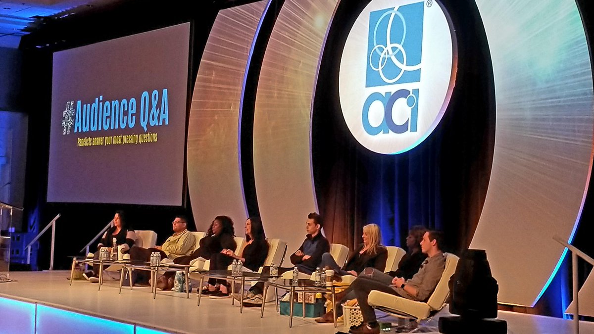 CleanInstitute's tweet photo. Millennials dish the dirt on how they clean at #2018ACI Convention. https://t.co/ekcVf8fOvl