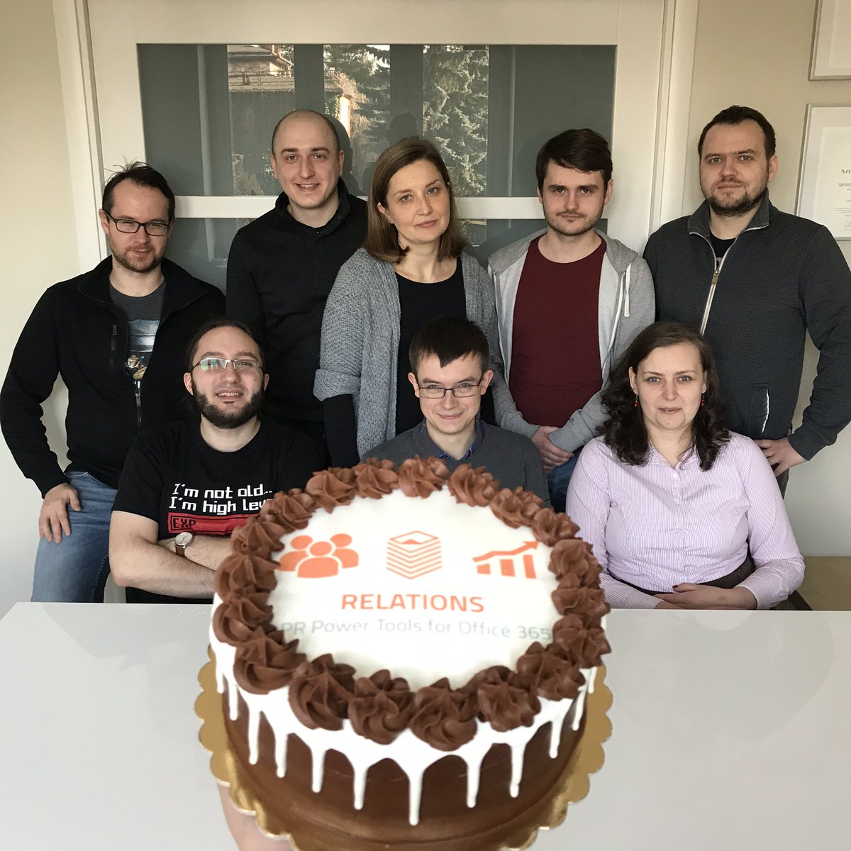 sarotapr's tweet image. Świętujemy! Nasz autorski system #Relations oparty o narzędzia @Office wygrał w globalnym hackathonie @Microsoft!