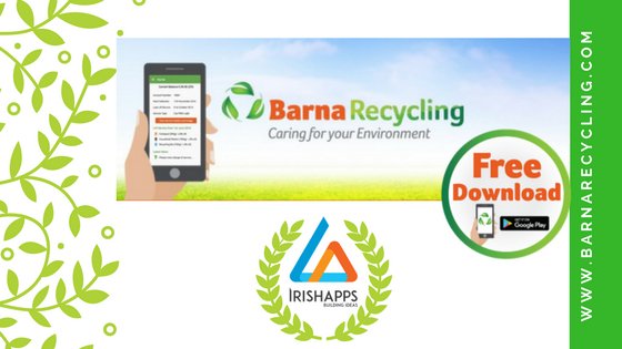 cathal_code's tweet photo. Barna Recycling is delighted to announce that we now have a free Household Customer app available #BarnaRecycling #Ireland #IrishApps https://t.co/Ycx08Fzm2y
