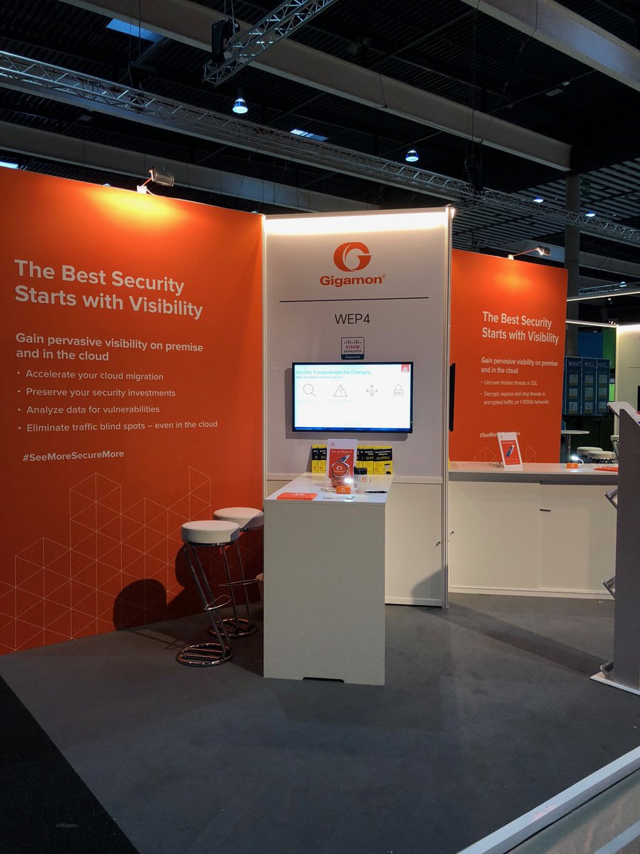 gigamon's tweet image. Ready for another day at Cisco Live in Barcelona - stop by the Gigamon stand WEP4 for some great conversations and insight into how #SSLDecryption can transform the way you do business